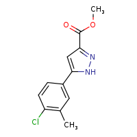 methyl 5-(4-chloro-3-methylphenyl)-1H-pyrazole-3-carboxylate