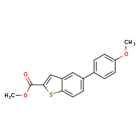 methyl 5-(4-methoxyphenyl)-1-benzothiophene-2-carboxylate