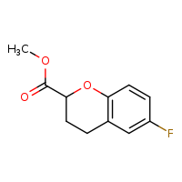 methyl 6-fluoro-3,4-dihydro-2H-1-benzopyran-2-carboxylate