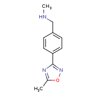methyl({[4-(5-methyl-1,2,4-oxadiazol-3-yl)phenyl]methyl})amine
