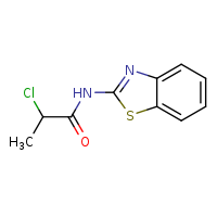N-(1,3-benzothiazol-2-yl)-2-chloropropanamide