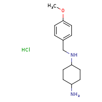 N1-[(4-methoxyphenyl)methyl]cyclohexane-1,4-diamine hydrochloride