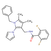 N-({1'-benzyl-4',5'-dimethyl-[1,2'-bipyrrol]-3'-yl}methyl)-2,6-difluorobenzamide