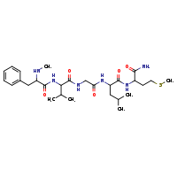 N-[1-carbamoyl-3-(methylsulfanyl)propyl]-4-methyl-2-(2-{3-methyl-2-[2-(methylamino)-3-phenylpropanamido]butanamido}acetamido)pentanamide
