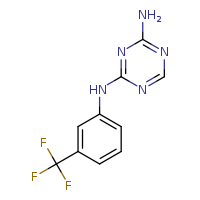 N2-[3-(trifluoromethyl)phenyl]-1,3,5-triazine-2,4-diamine