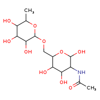 N-(2,4,5-trihydroxy-6-{[(3,4,5-trihydroxy-6-methyloxan-2-yl)oxy]methyl}oxan-3-yl)acetamide