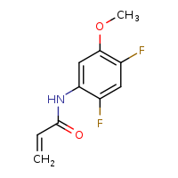 N-(2,4-difluoro-5-methoxyphenyl)prop-2-enamide