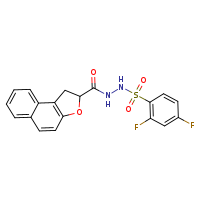 N'-(2,4-difluorobenzenesulfonyl)-1H,2H-naphtho[2,1-b]furan-2-carbohydrazide