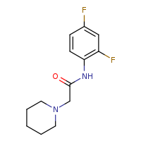 N-(2,4-difluorophenyl)-2-(piperidin-1-yl)acetamide