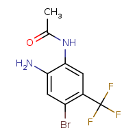 N-[2-amino-4-bromo-5-(trifluoromethyl)phenyl]acetamide