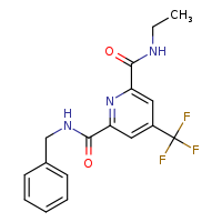 N2-benzyl-N6-ethyl-4-(trifluoromethyl)pyridine-2,6-dicarboxamide