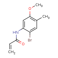 N-(2-bromo-5-methoxy-4-methylphenyl)prop-2-enamide