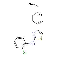 N-(2-chlorophenyl)-4-(4-ethylphenyl)-1,3-thiazol-2-amine
