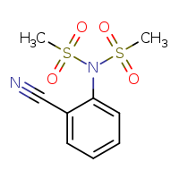 N-(2-cyanophenyl)-N-methanesulfonylmethanesulfonamide