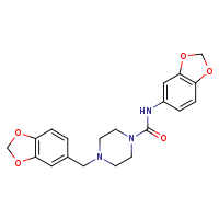 N-(2H-1,3-benzodioxol-5-yl)-4-(2H-1,3-benzodioxol-5-ylmethyl)piperazine-1-carboxamide