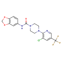 N-(2H-1,3-benzodioxol-5-yl)-4-[3-chloro-5-(trifluoromethyl)pyridin-2-yl]piperazine-1-carboxamide