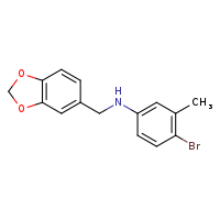 N-(2H-1,3-benzodioxol-5-ylmethyl)-4-bromo-3-methylaniline