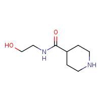 N-(2-hydroxyethyl)piperidine-4-carboxamide