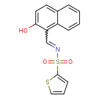 N-[(2-hydroxynaphthalen-1-yl)methylidene]thiophene-2-sulfonamide
