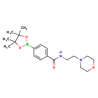 N-[2-(morpholin-4-yl)ethyl]-4-(4,4,5,5-tetramethyl-1,3,2-dioxaborolan-2-yl)benzamide