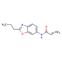 N-(2-propyl-1,3-benzoxazol-6-yl)prop-2-enamide