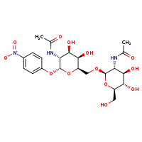 N-[(2R,3R,4R,5S,6R)-2-{[(2R,3R,4R,5R,6R)-5-acetamido-3,4-dihydroxy-6-(4-nitrophenoxy)oxan-2-yl]methoxy}-4,5-dihydroxy-6-(hydroxymethyl)oxan-3-yl]acetamide
