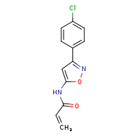N-[3-(4-chlorophenyl)-1,2-oxazol-5-yl]prop-2-enamide