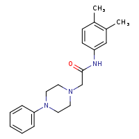 N-(3,4-dimethylphenyl)-2-(4-phenylpiperazin-1-yl)acetamide