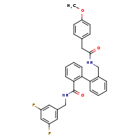 N-[(3,5-difluorophenyl)methyl]-2'-{[2-(4-methoxyphenyl)acetamido]methyl}-[1,1'-biphenyl]-2-carboxamide