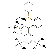 N-[(3,5-di-tert-butylphenyl)[2-(dicyclohexylphosphanyl)phenyl]methyl]-N,2-dimethylpropane-2-sulfinamide