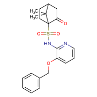 N-[3-(benzyloxy)pyridin-2-yl]-7,7-dimethyl-2-oxobicyclo[2.2.1]heptane-1-sulfonamide