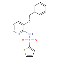 N-[3-(benzyloxy)pyridin-2-yl]thiophene-2-sulfonamide