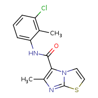 N-(3-chloro-2-methylphenyl)-6-methylimidazo[2,1-b][1,3]thiazole-5-carboxamide