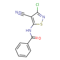 N-(3-chloro-4-cyano-1,2-thiazol-5-yl)benzamide