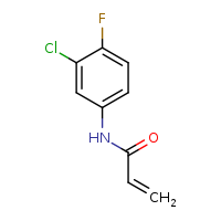 N-(3-chloro-4-fluorophenyl)prop-2-enamide