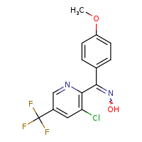 N-{[3-chloro-5-(trifluoromethyl)pyridin-2-yl](4-methoxyphenyl)methylidene}hydroxylamine