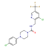 N-{[3-chloro-5-(trifluoromethyl)pyridin-2-yl]methyl}-4-(4-chlorophenyl)piperazine-1-carboxamide