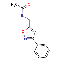N-[(3-phenyl-1,2-oxazol-5-yl)methyl]acetamide