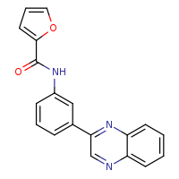 N-[3-(quinoxalin-2-yl)phenyl]furan-2-carboxamide