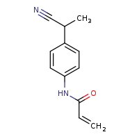 N-[4-(1-cyanoethyl)phenyl]prop-2-enamide