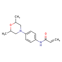 N-[4-(2,6-dimethylmorpholin-4-yl)phenyl]prop-2-enamide