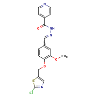 N'-({4-[(2-chloro-1,3-thiazol-5-yl)methoxy]-3-methoxyphenyl}methylidene)pyridine-4-carbohydrazide