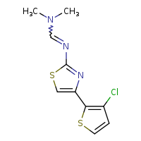 N'-[4-(3-chlorothiophen-2-yl)-1,3-thiazol-2-yl]-N,N-dimethylmethanimidamide