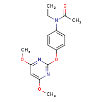 N-{4-[(4,6-dimethoxypyrimidin-2-yl)oxy]phenyl}-N-ethylacetamide