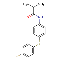 N-{4-[(4-fluorophenyl)sulfanyl]phenyl}-2-methylpropanamide