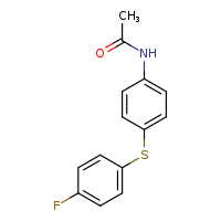 N-{4-[(4-fluorophenyl)sulfanyl]phenyl}acetamide