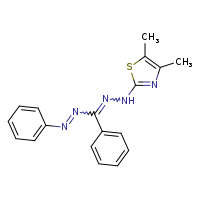 N'-[(4,5-dimethyl-1,3-thiazol-2-yl)amino]-N-(phenylimino)benzenecarboximidamide