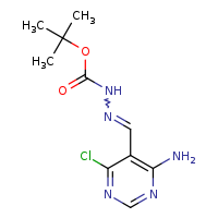 N'-[(4-amino-6-chloropyrimidin-5-yl)methylidene]tert-butoxycarbohydrazide