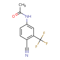 N-[4-cyano-3-(trifluoromethyl)phenyl]acetamide