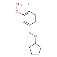 N-[(4-fluoro-3-methoxyphenyl)methyl]cyclopentanamine